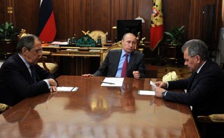 iskra-chel.ru: "Президент, которым мы гордимся!" Встреча Владимира Путина с Сергеем Лавровым и Сергеем Шойгу